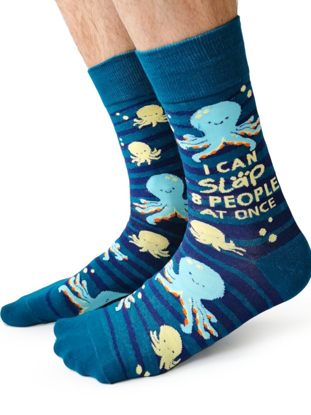 Men's Uptown Sox Socks NWT - Octopus Socks - I Can Slap People